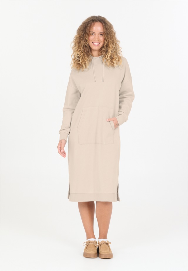 nou Jerseykleid »Rala« mit Kapuze und Kängurtasche