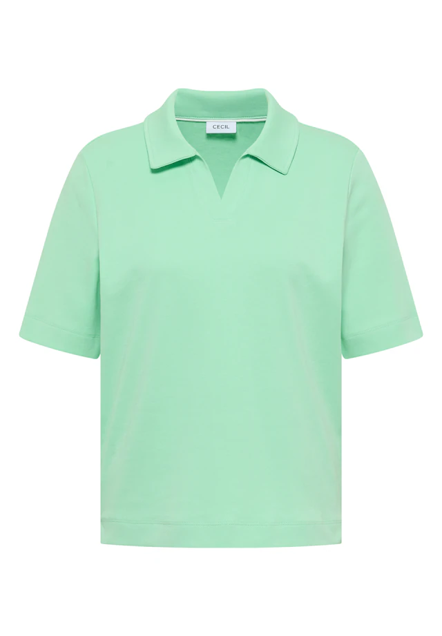 Cecil Poloshirt in Unifarbe