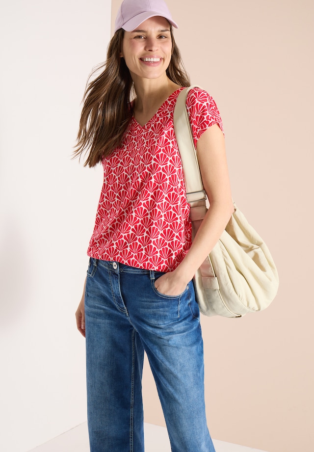 Cecil T-Shirt mit Minimal Muster