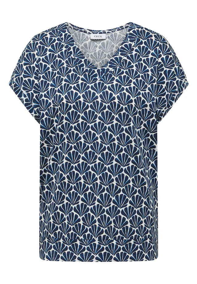 Cecil T-Shirt mit Minimal Muster