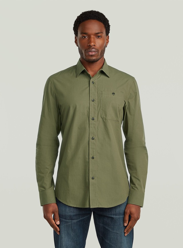 G-STAR Langarmshirt »Bristum 2.0 Slim Hemd«