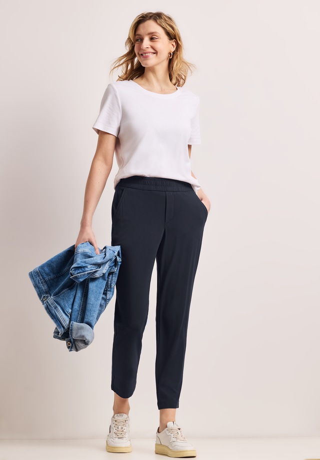 STREET ONE Stoffhose Middle Waist