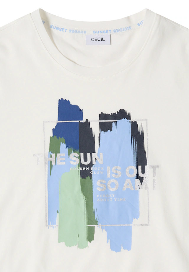 Cecil Kurzarmshirt Sommershirt mit Print