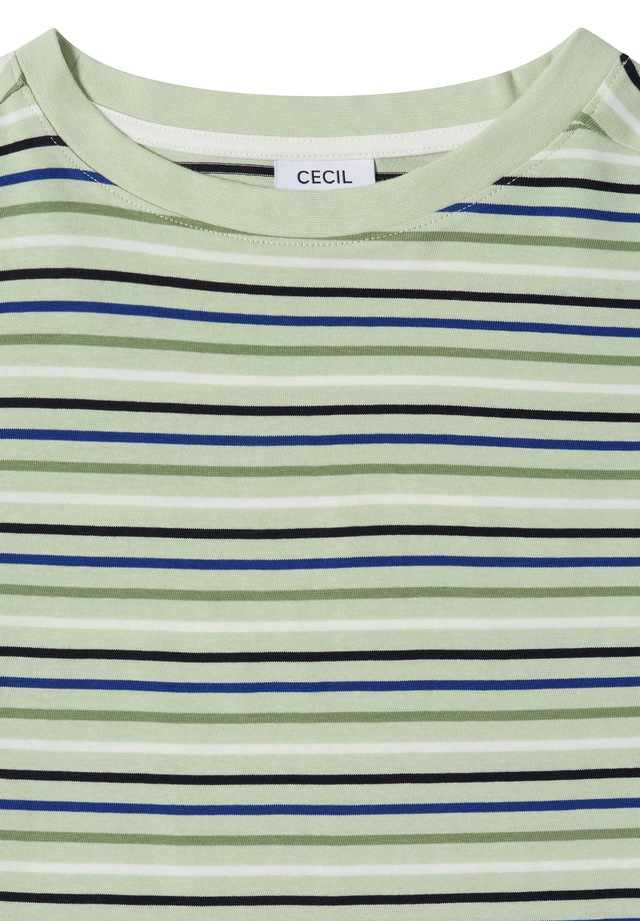 Cecil T-Shirt Ringelshirt, Baumwolle, Rundhalsausschnitt