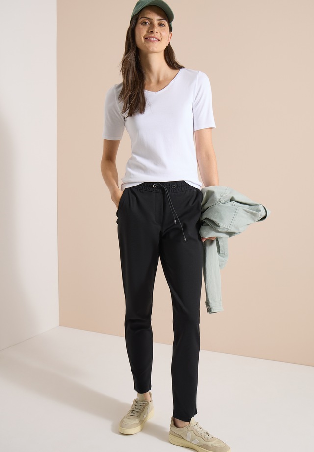 Cecil Stoffhose »Style Tracey« mit elastischem Bund und Tunnelzug