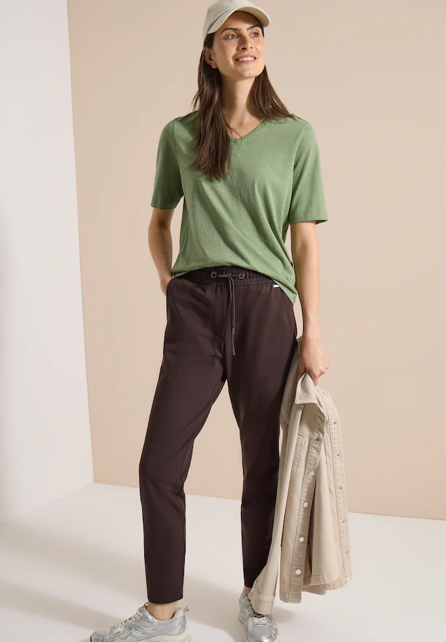 Cecil Stoffhose »Style Tracey« mit elastischem Bund und Tunnelzug