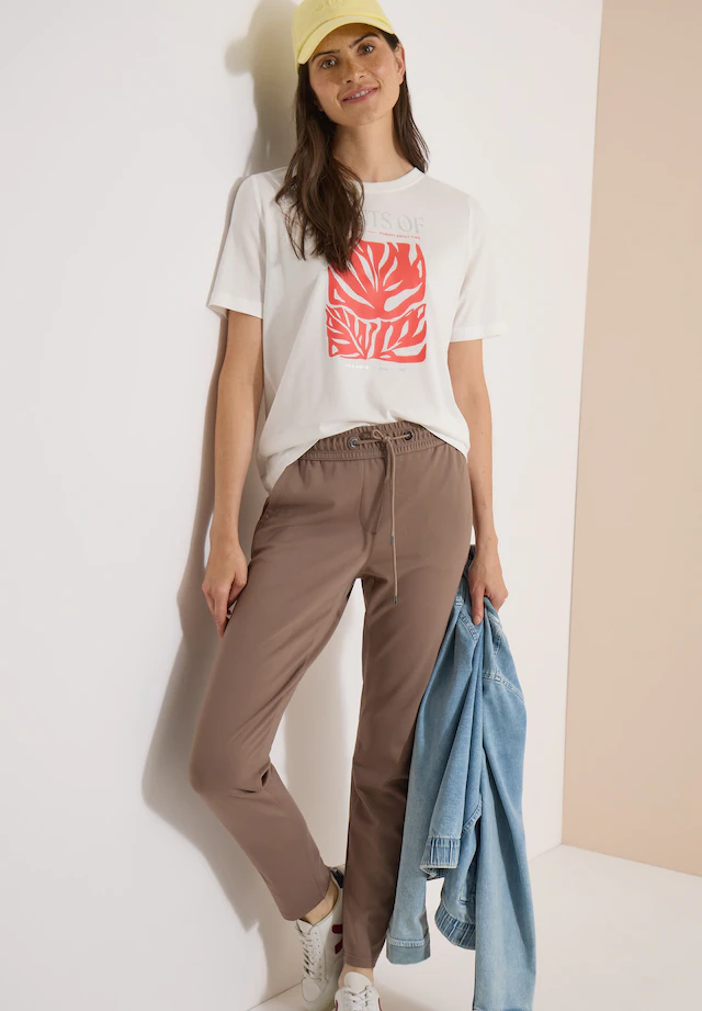 Cecil Stoffhose »Style Tracey« mit elastischem Bund und Tunnelzug