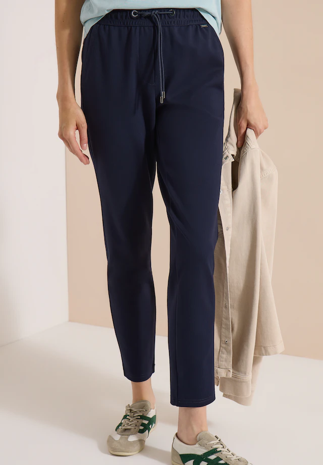 Cecil Stoffhose »Style Tracey« mit elastischem Bund und Tunnelzug