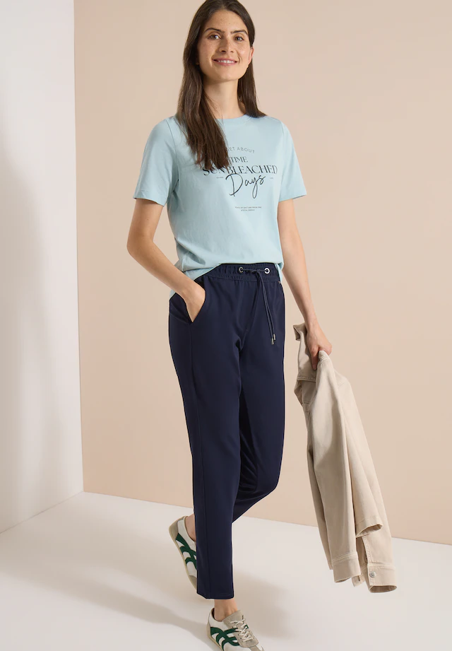Cecil Stoffhose »Style Tracey« mit elastischem Bund und Tunnelzug