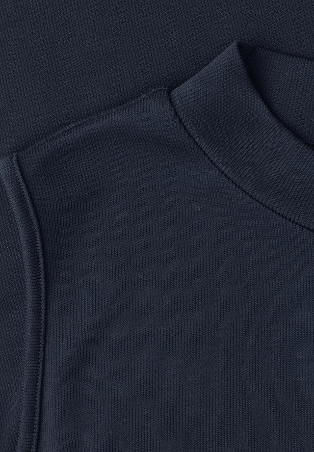 STREET ONE Shirttop Sommertop im Silk-Look mit Turtle Neck