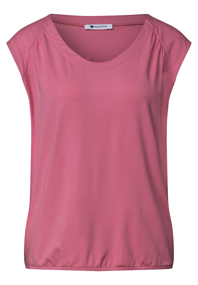 STREET ONE Shirttop aus stretchigem Viskosematerial