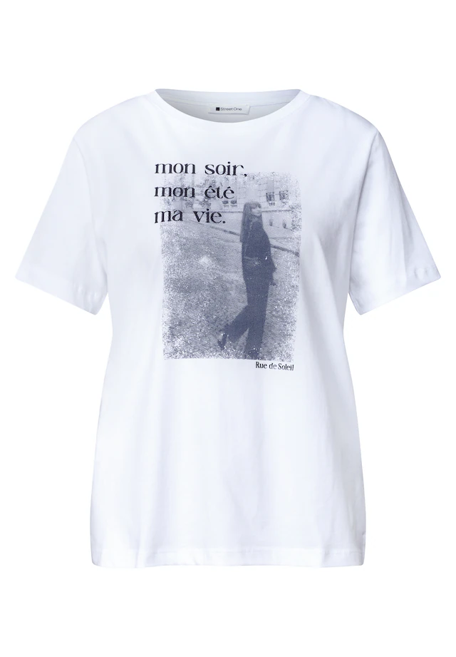 STREET ONE Print-Shirt mit Rundhalsausschnitt