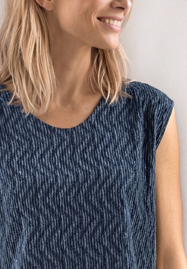 STREET ONE Shirttop Sommertop mit Allover-Print