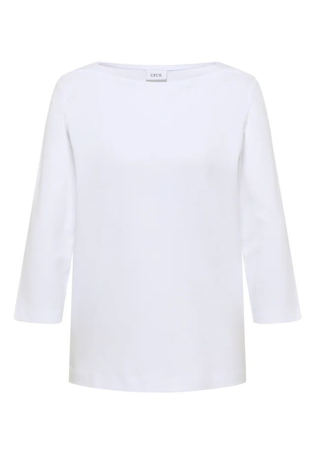 Cecil 3/4-Arm-Shirt aus reiner Baumwolle