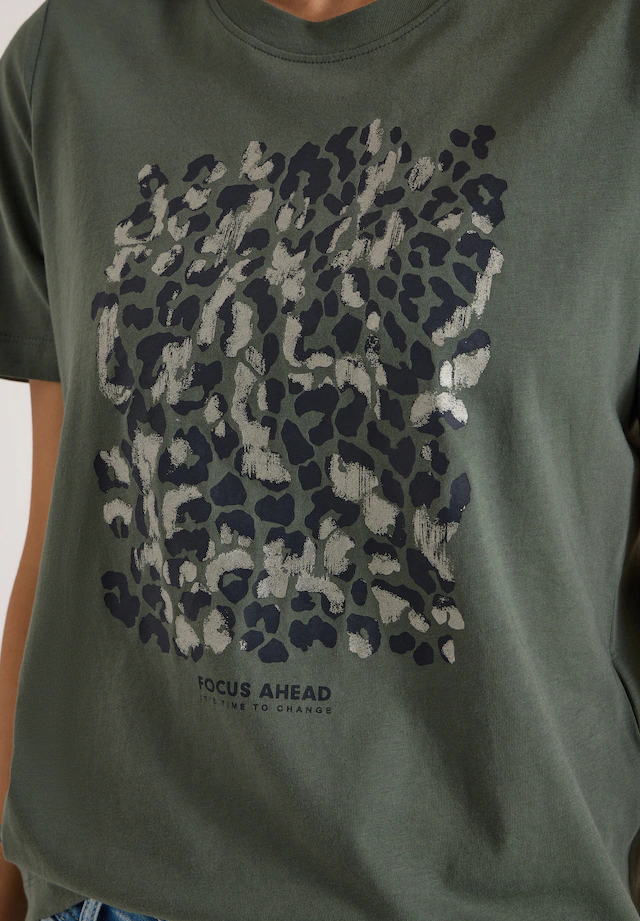 Cecil T-Shirt Dezenter Animal- Druck