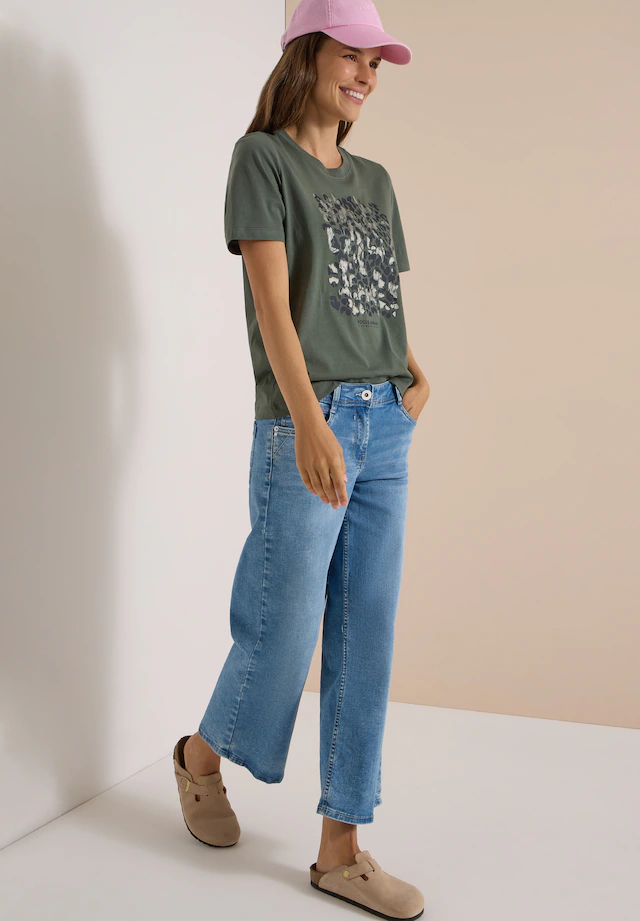 Cecil T-Shirt Dezenter Animal- Druck