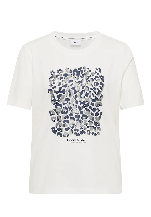 Cecil T-Shirt Dezenter Animal- Druck