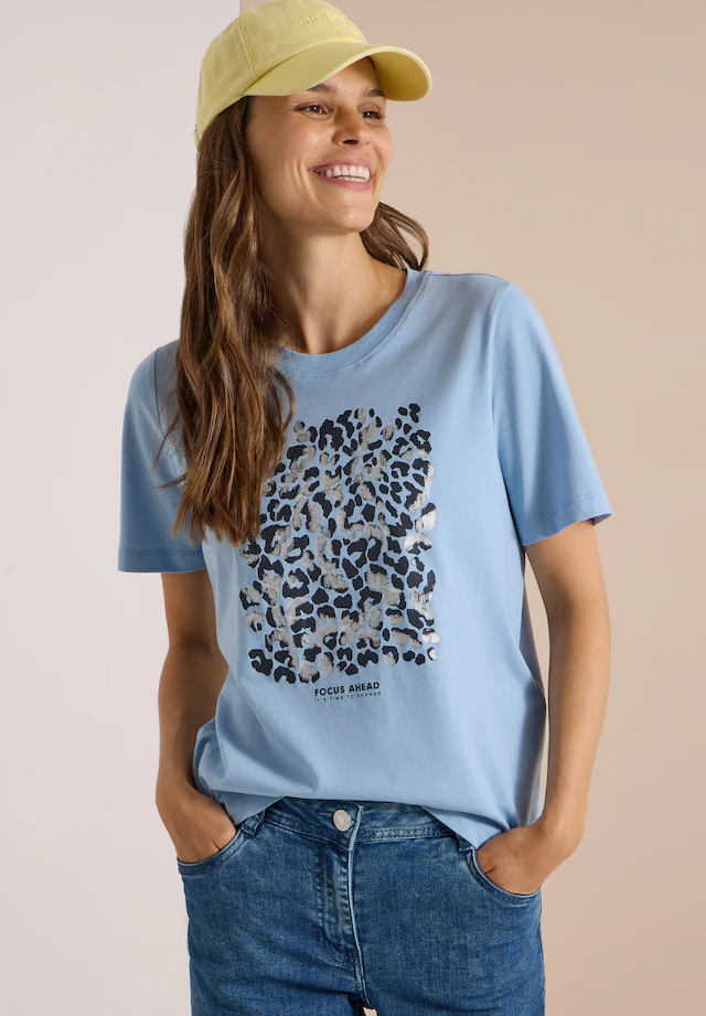 Cecil T-Shirt Dezenter Animal- Druck