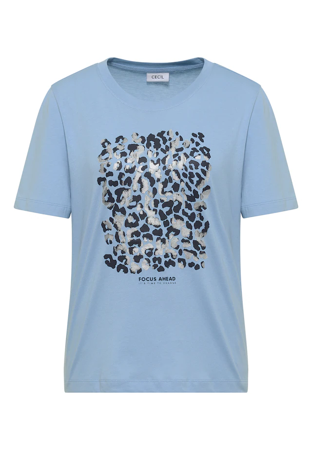 Cecil T-Shirt Dezenter Animal- Druck