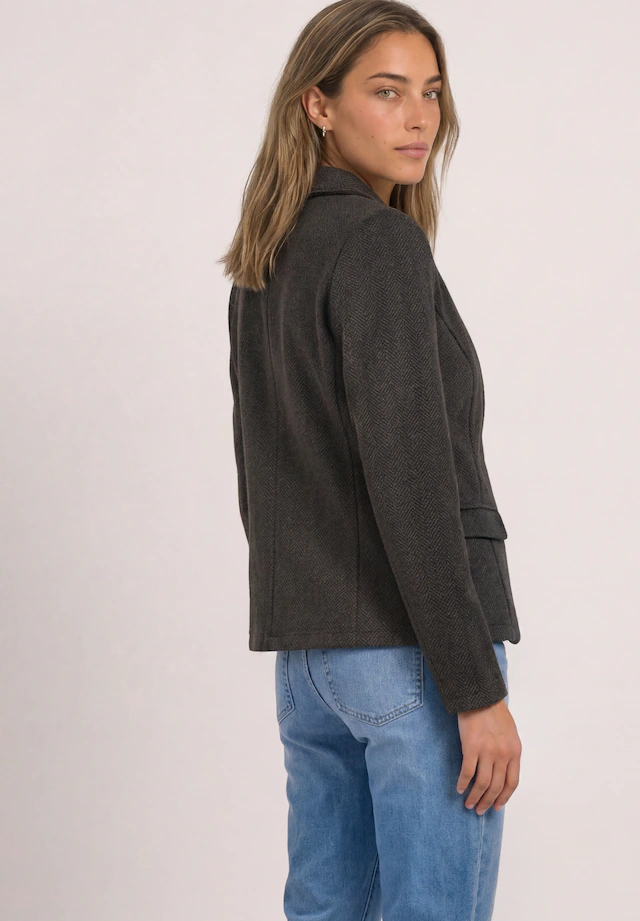 STREET ONE Jackenblazer mit Reverskragen und Dessin