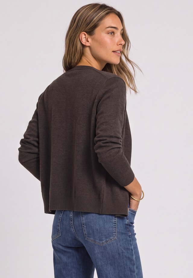 STREET ONE mit V-Neck und Knopfleiste
