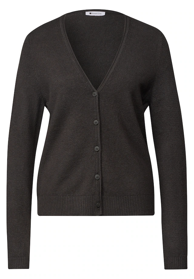STREET ONE mit V-Neck und Knopfleiste