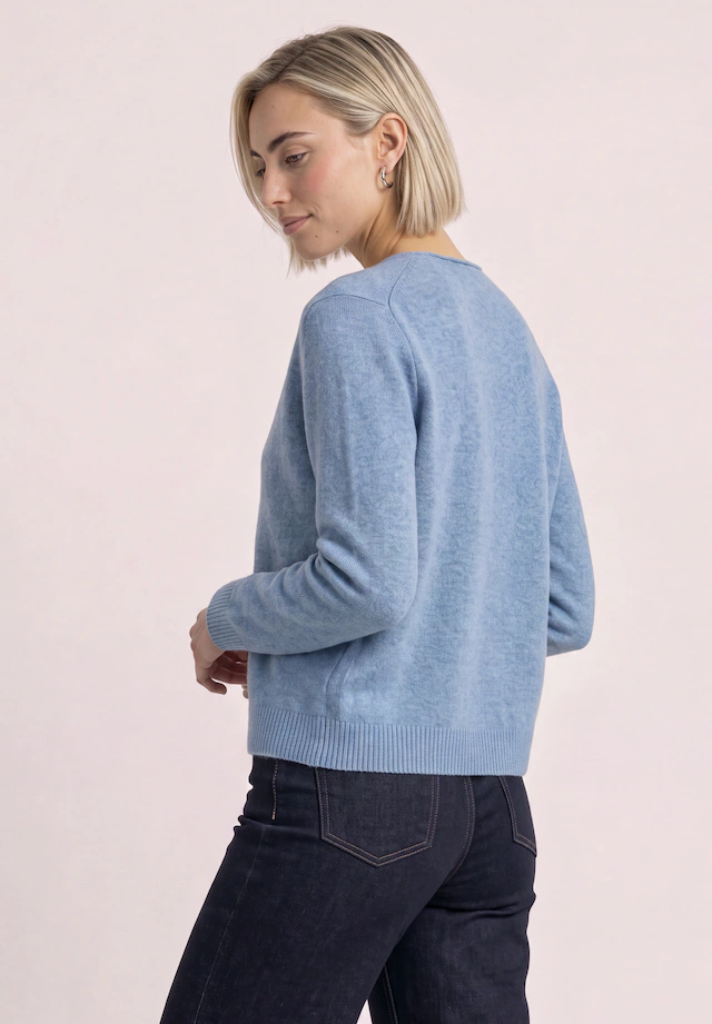 STREET ONE mit V-Neck und Knopfleiste