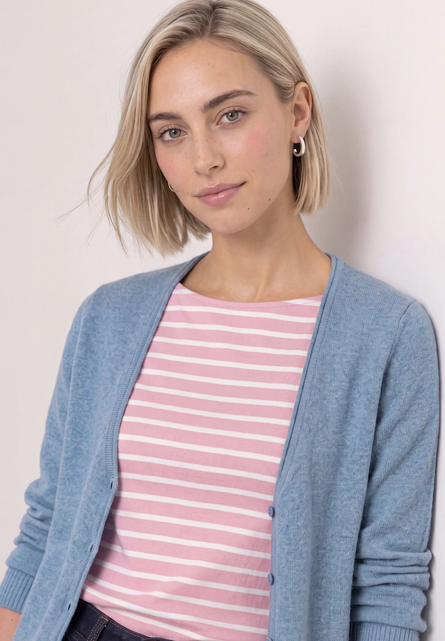 STREET ONE mit V-Neck und Knopfleiste