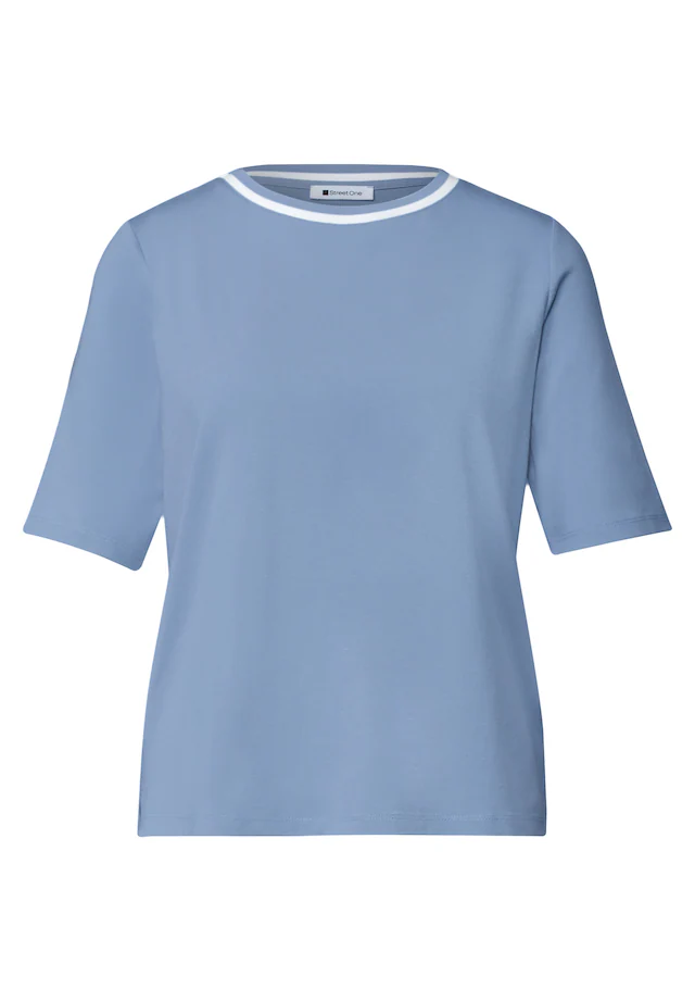 STREET ONE T-Shirt mit Rundhalsausschnitt