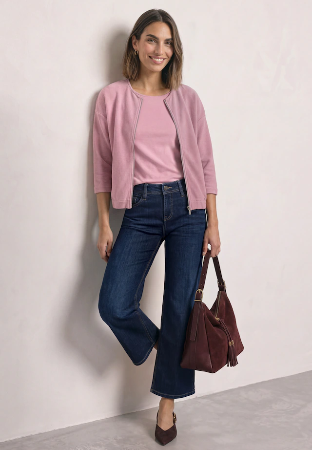 STREET ONE Blouson ohne Kapuze mit Rundhals in Cord-Optik