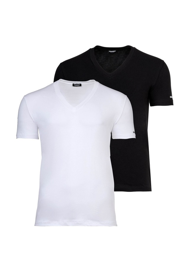 Dsquared2 T-Shirt »T-Shirt TWIN-PACK V-NECK T-SHIRT 2er Pack« 2