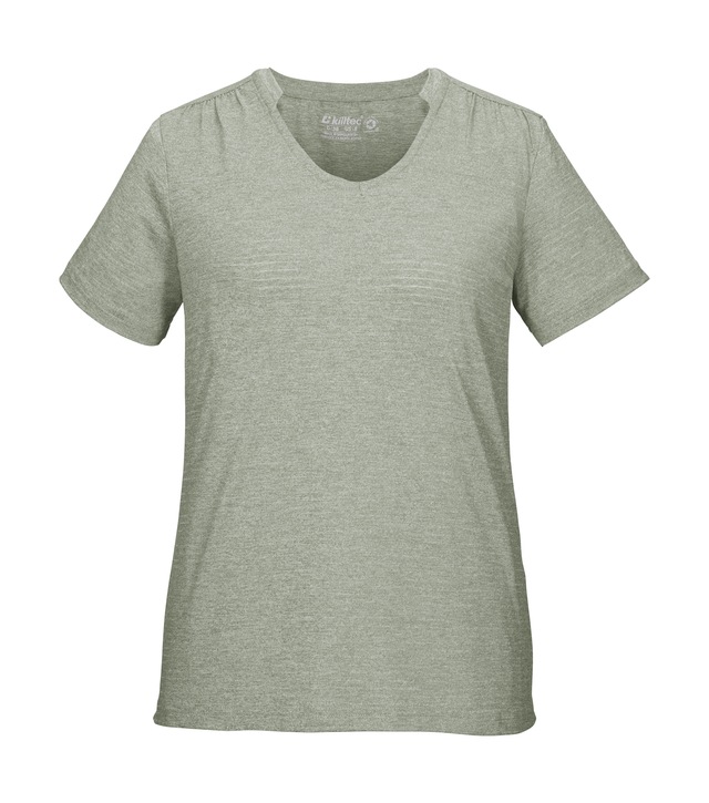 Killtec T-Shirt »KOS 29 WMN TSHRT« Atmungsaktiv, schnelltrocknend, Melange-Optik, Stretchkomfort