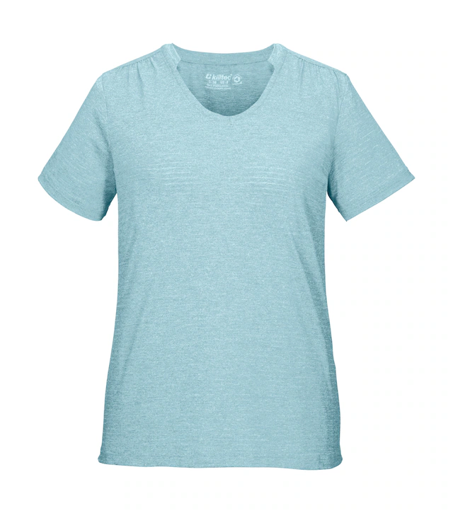 Killtec T-Shirt »KOS 29 WMN TSHRT« Atmungsaktiv, schnelltrocknend, Melange-Optik, Stretchkomfort