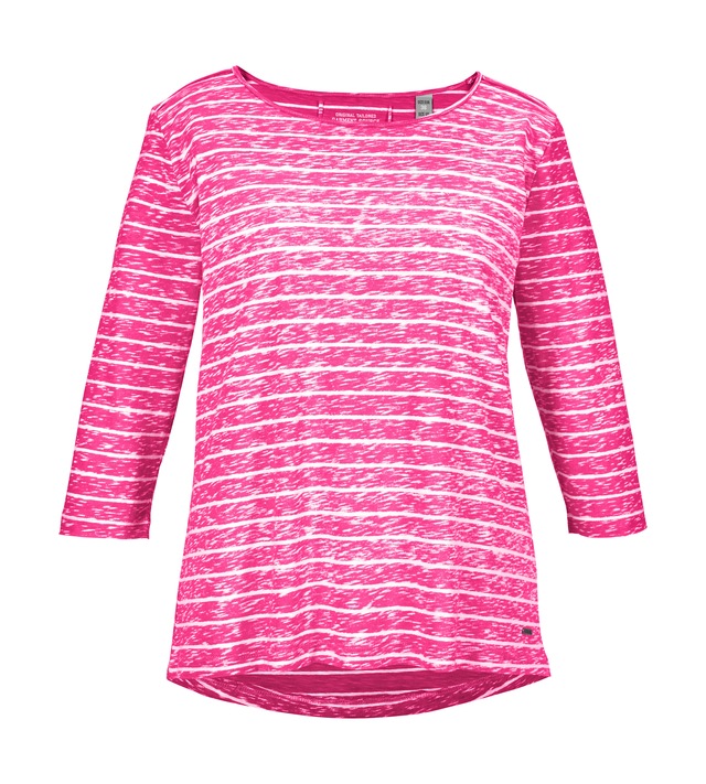 G.I.G.A. DX by killtec T-Shirt »GS 26 WMN TSHRT« Gestreiftes 3/4-Arm T-Shirt, 100% Baumwolle, Carbon Finish