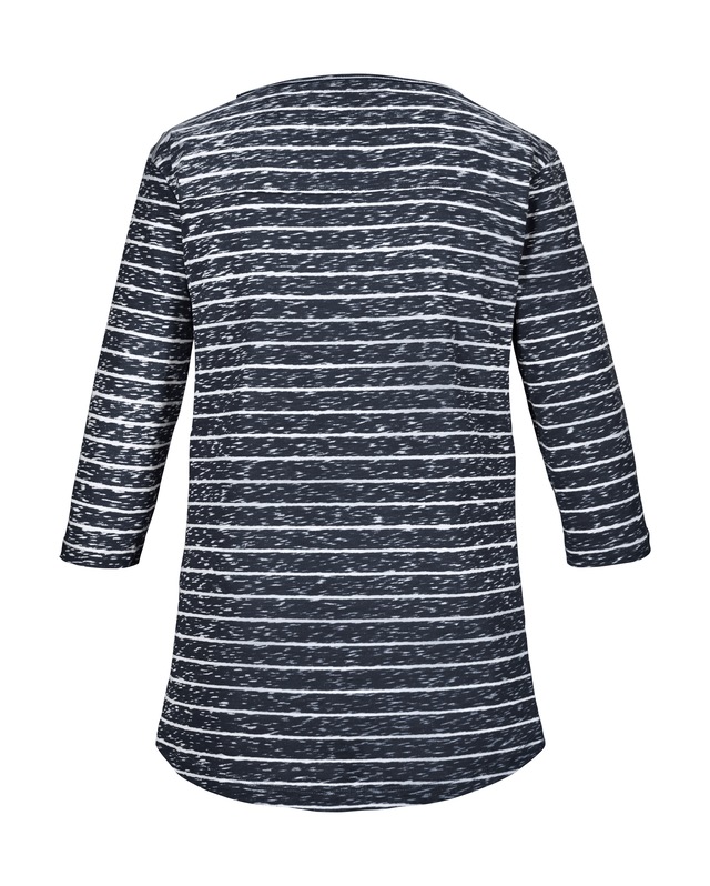 G.I.G.A. DX by killtec T-Shirt »GS 26 WMN TSHRT« Gestreiftes 3/4-Arm T-Shirt, 100% Baumwolle, Carbon Finish