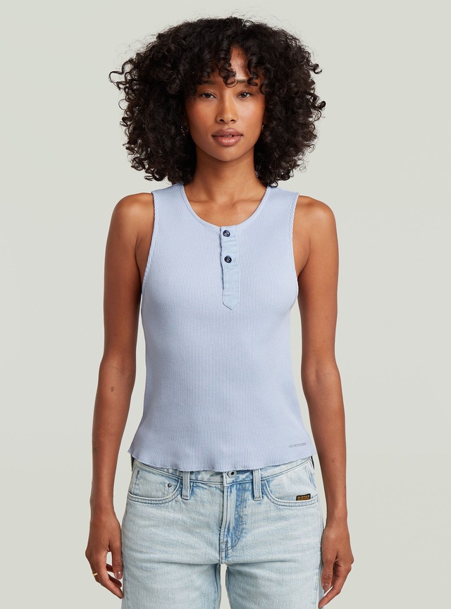 G-STAR T-Shirt »Slim Henley Tank T-Shirt«