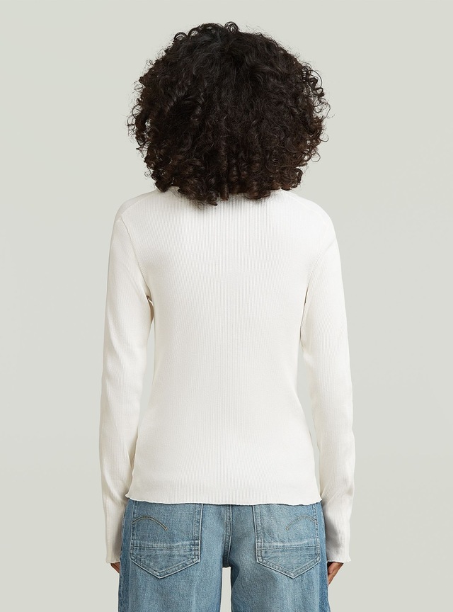 G-STAR T-Shirt »Slim Henley Long Sleeve T-Shirt«