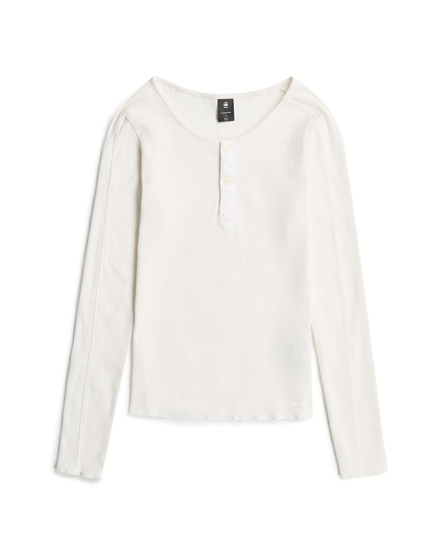 G-STAR T-Shirt »Slim Henley Long Sleeve T-Shirt«