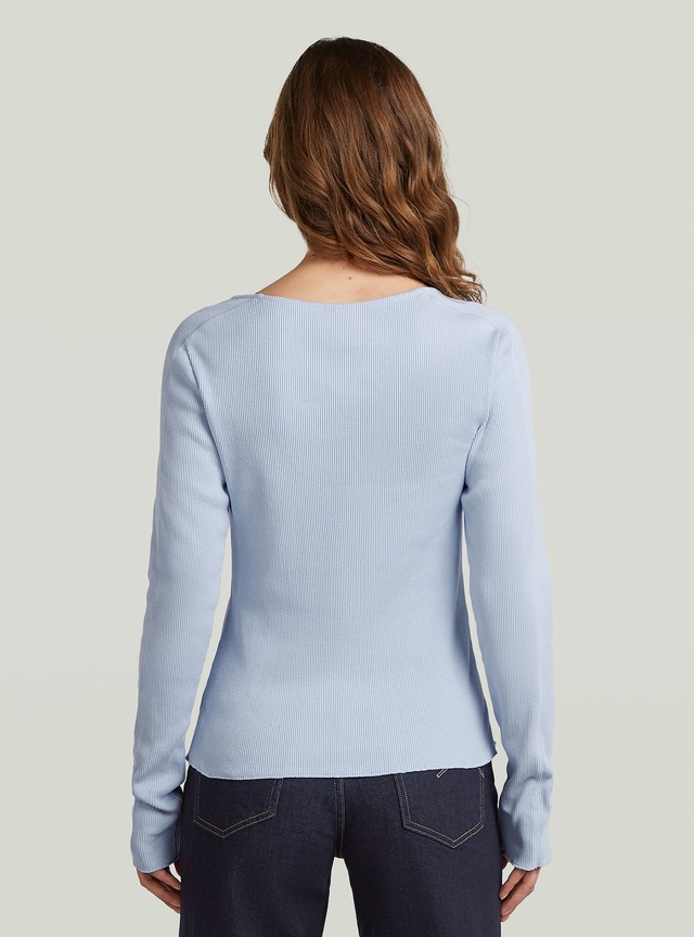 G-STAR T-Shirt »Slim Henley Long Sleeve T-Shirt«
