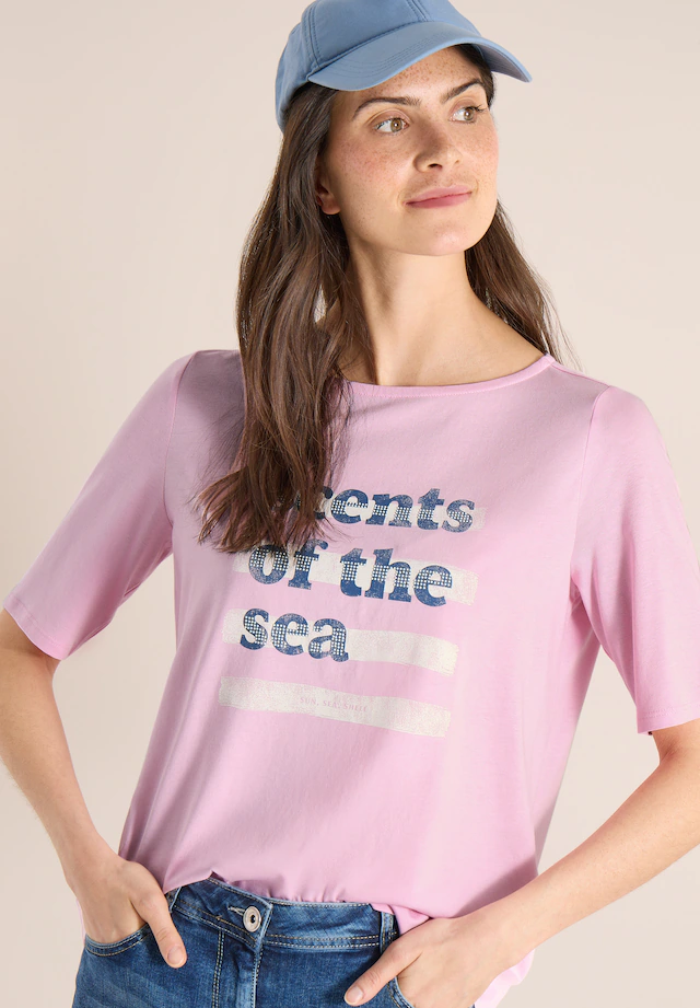 Cecil T-Shirt mit U-Boot-Ausschnitt