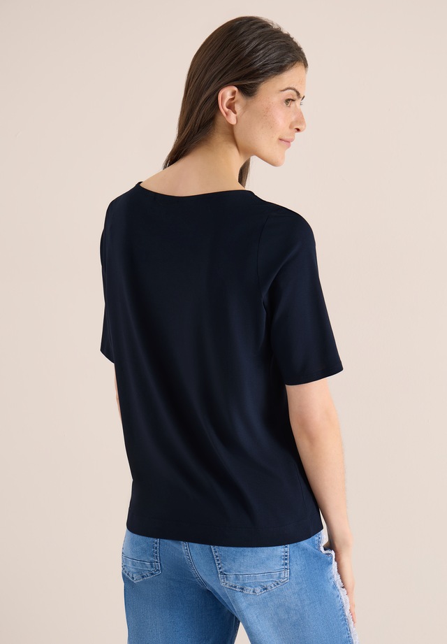 Cecil T-Shirt mit U-Boot-Ausschnitt
