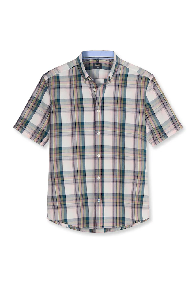OLYMP Kurzarmhemd »OLYMP Casual, Regular Fit, Button-down«