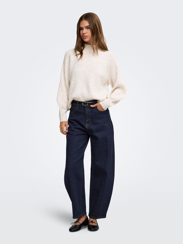 ONLY Strickpullover »ONLKALIBU L/S PULLOVER KNT NOOS« Kunstfaser, regular fit