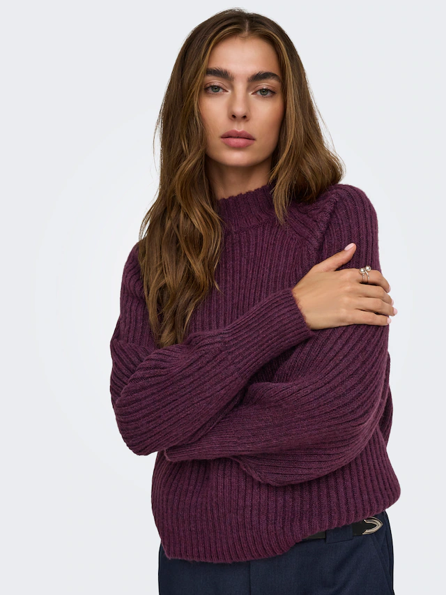 ONLY Strickpullover »ONLKALIBU L/S PULLOVER KNT NOOS« Kunstfaser, regular fit