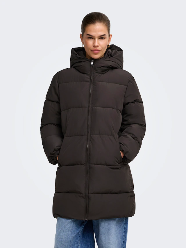 ONLY Steppmantel »ONLJUTA PUFFER COAT OTW« Kunstfaser