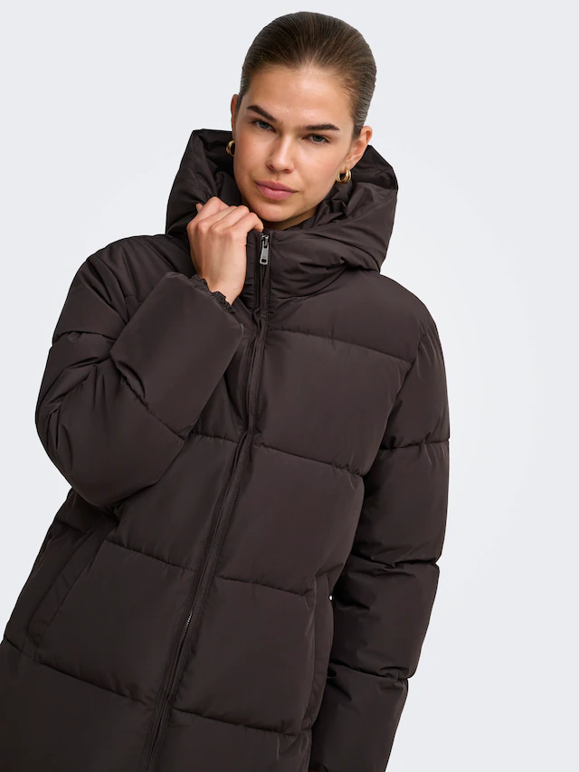 ONLY Steppmantel »ONLJUTA PUFFER COAT OTW« Kunstfaser