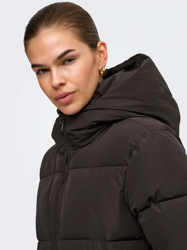 ONLY Steppmantel »ONLJUTA PUFFER COAT OTW« Kunstfaser