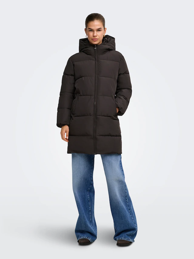 ONLY Steppmantel »ONLJUTA PUFFER COAT OTW« Kunstfaser