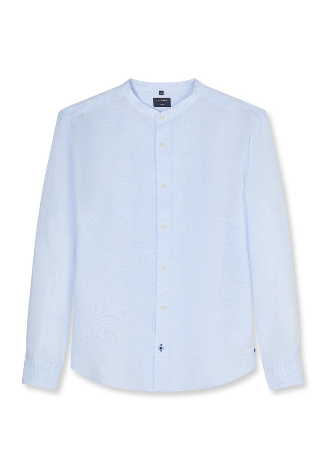 OLYMP Langarmhemd »OLYMP Casual, Regular Fit, Stehkragen«