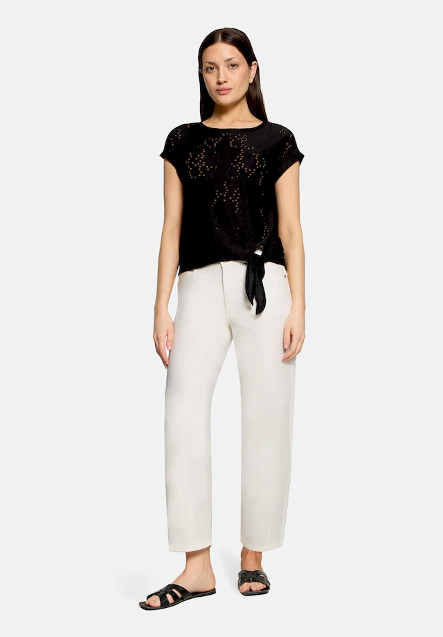 Betty&Co Kurzarmshirt »Damen mit Struktur« 1